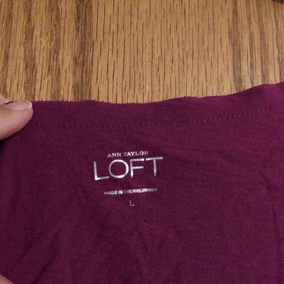 Loft L Plum embellished top - Picture 3 of 4